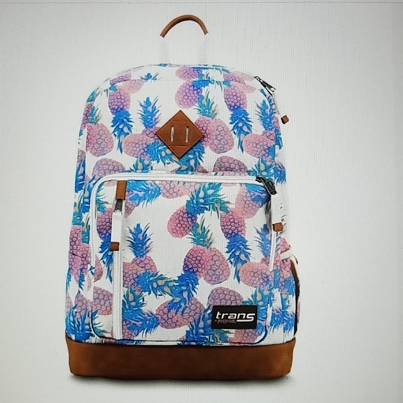 Jansport Bags Nwt Trans By Jansport Pastel Pineapple Backpack